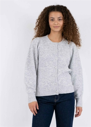 Nuna knit cardigan Light Grey Melange Neo Noir 