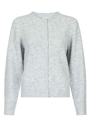 Nuna knit cardigan Light Grey Melange Neo Noir 