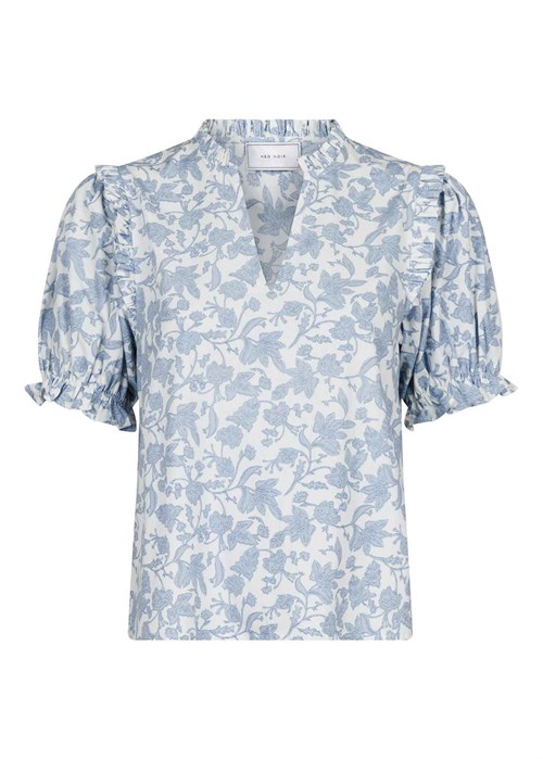 Rosalie garden elegance bluse Light Blue Neo Noir 