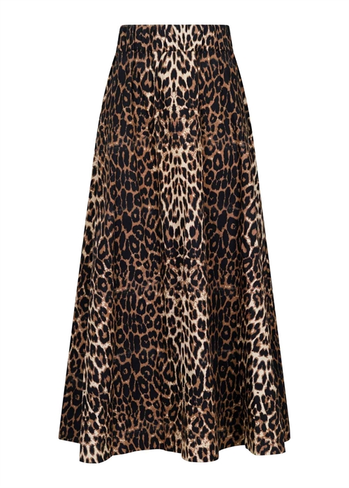 Yara Leo long skirt Leopard Neo Noir 