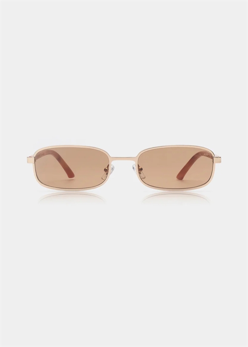 Noah solbrille Gold Burnt Amber A.Kjærbede