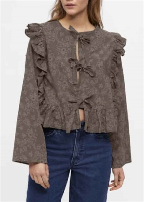 Cilie ls bluse Morel Object 