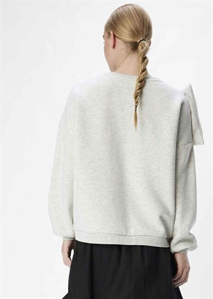 Caro ls lo bow sweat Light Grey Melange Object 