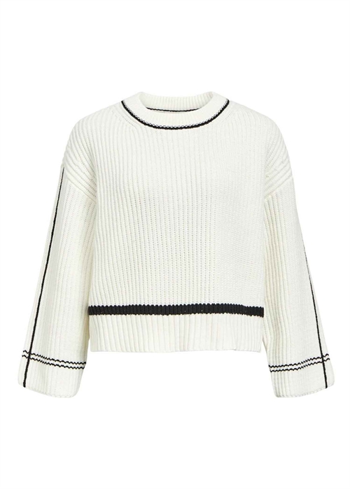 Sorina ls knit pullover Cloud Dancer Object 