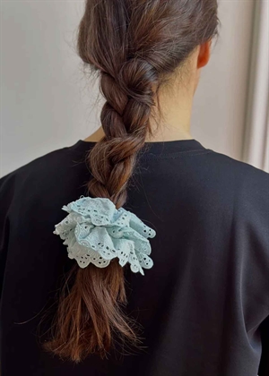 Lace scrunchie Sky Pico