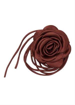 Satin rose string Chocolate Pico 