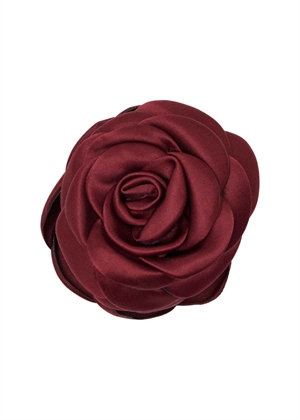 Small satin rose claw Dark Plum Pico 