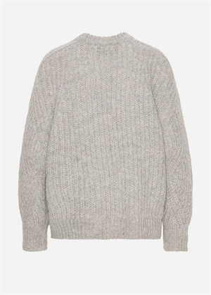 Brandy Knitted Logo sweater Opal Gray ROTATE By Birger Christensen 