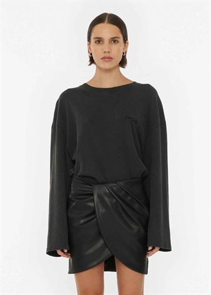 Tinnea Long sleeve tee Black ROTATE By Birger Christensen 