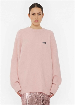 Brandy Oversized sweater Silver Pink ROTATE By Birger Christensen 