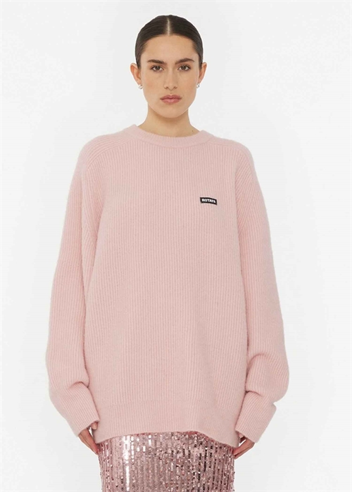 Brandy Oversized sweater Silver Pink ROTATE By Birger Christensen 