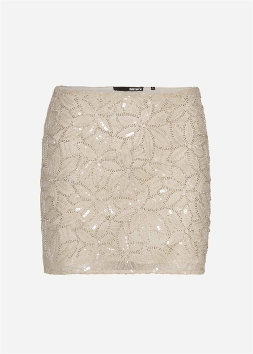 Matilda Sequin mini skirt Silver Birch ROTATE By Birger Christensen 