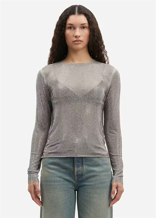 Samagda bluse 15310 Light Grey Samsøe