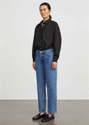 Allison cropped jeans Washed Mid Blue Skall Studio 