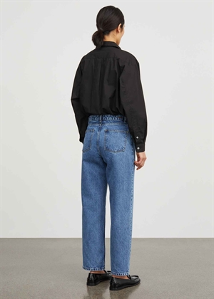 Allison cropped jeans Washed Mid Blue Skall Studio 