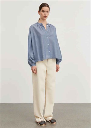 Cilla skjorte Blue Chambray Skall Studio 