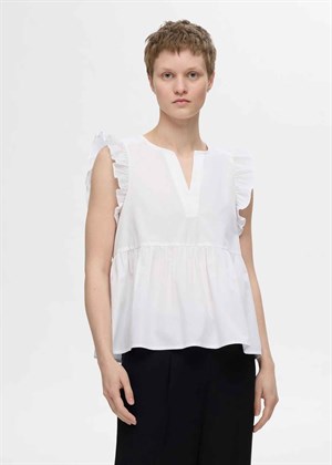 Blair-Ida sl top Off White Selected Femme