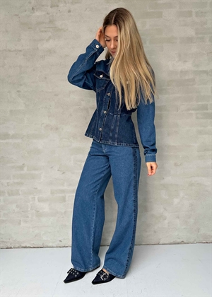 Two Tone denim skjorte Blue Mix Stella Nova 