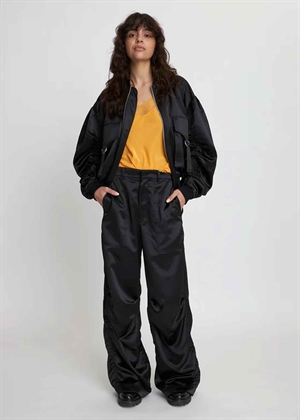 Oversized bomber jakke Sort Stella Nova 