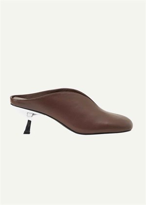 Monaco Micro heel ballerina Chocolate Stine Goya 