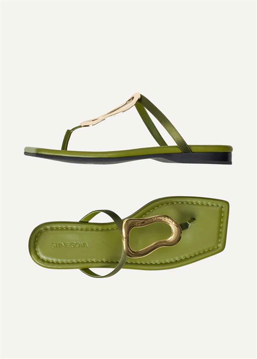 Calabria casual sandal Olive Stine Goya 