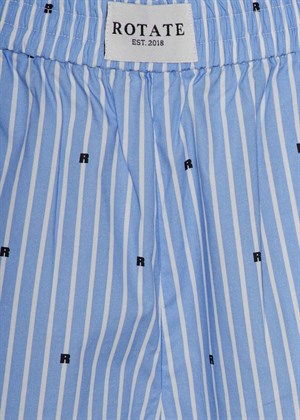 Elasticated shorts Blue Logo stripe/Serenity comb.ROTATE SUNDAY